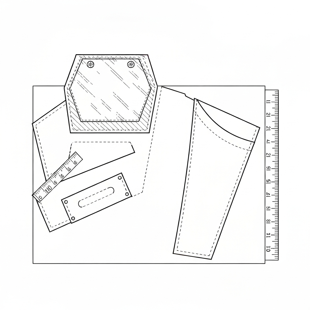 데-끼 (Master Pattern) 기술 도식화