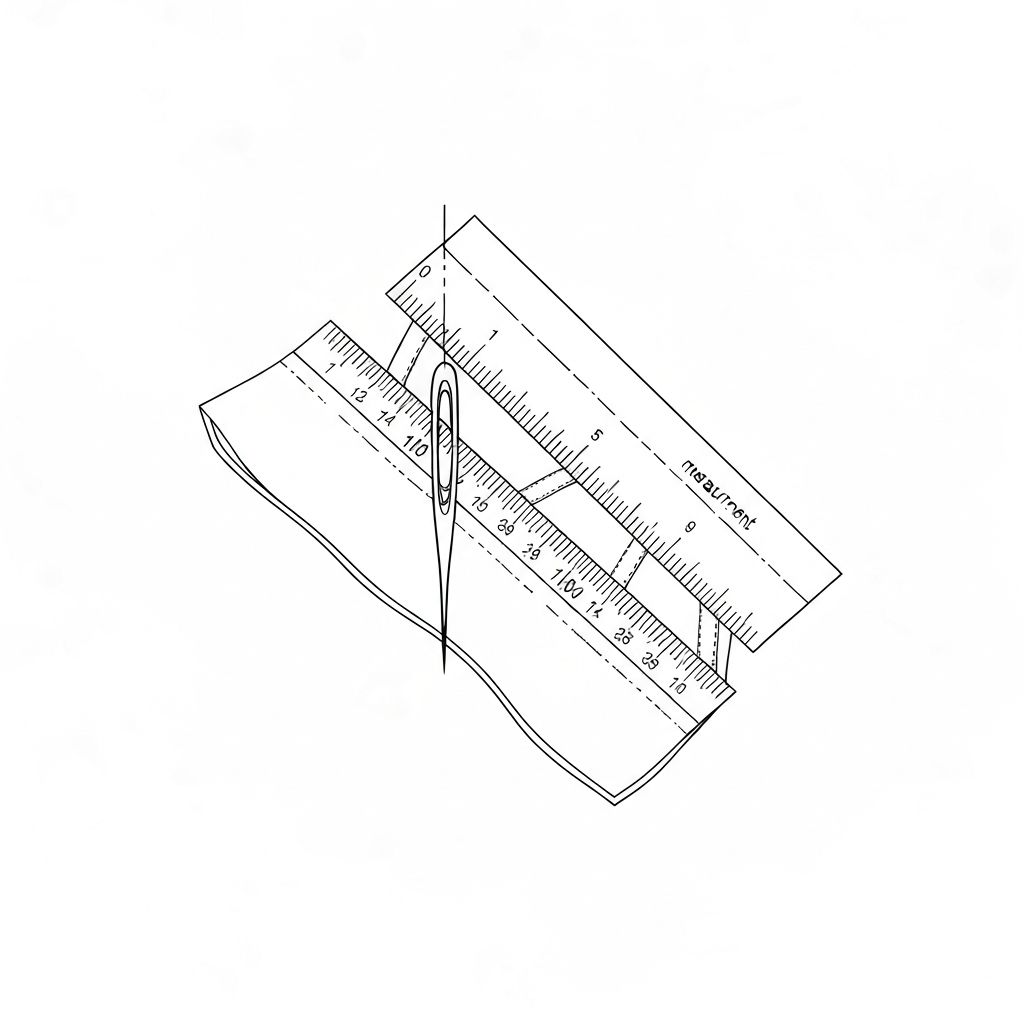 치수 (Measurement / số đo / 寸法) 기술 도식화