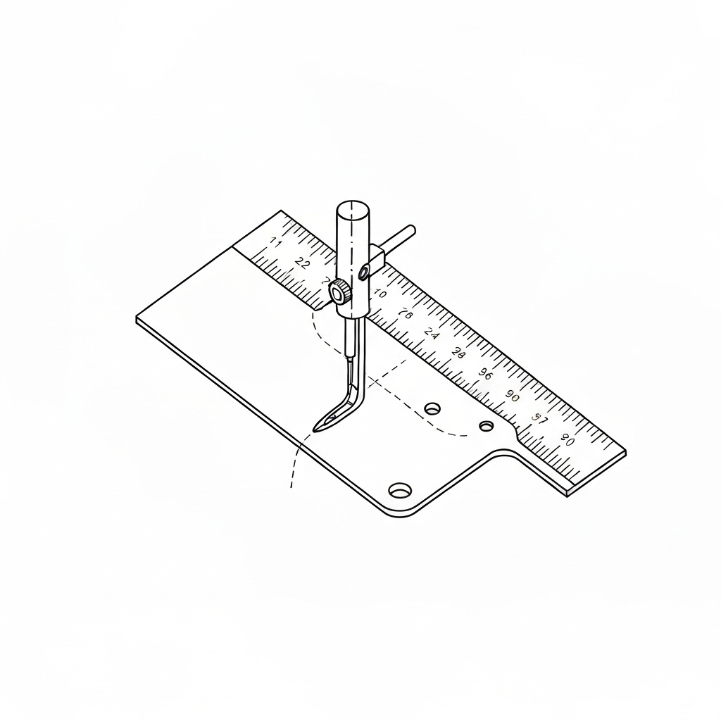 검침 (Needle Detection / Dò kim / 検針) 기술 도식화