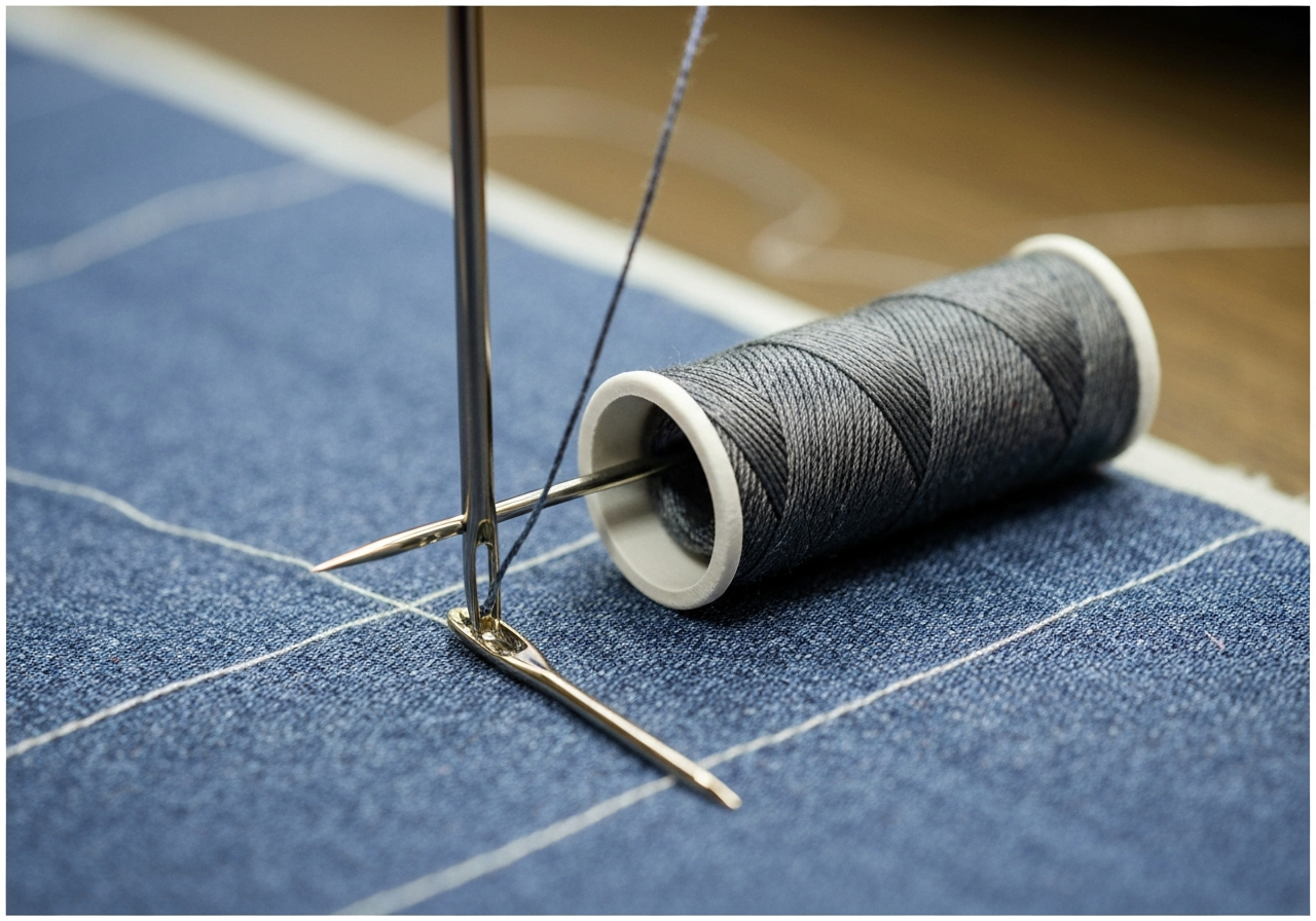 상사 (Needle Thread / chỉ trên / 上糸)