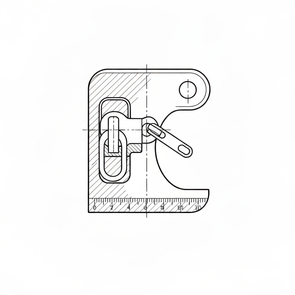 넌락 슬라이더 (Non-lock Slider / ノンロックスライダー / Đầu khóa không khóa) 기술 도식화