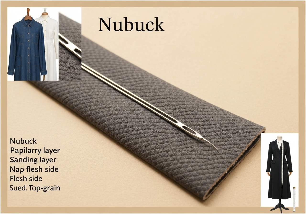 누벅 (Nubuck / da lộn mịn / ヌバック)