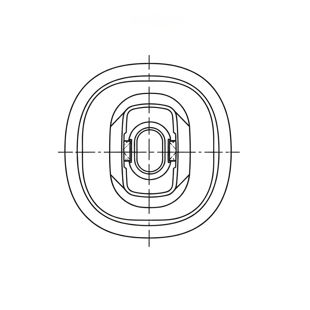 O링 (O-ring / vòng O / 丸カン) 기술 도식화