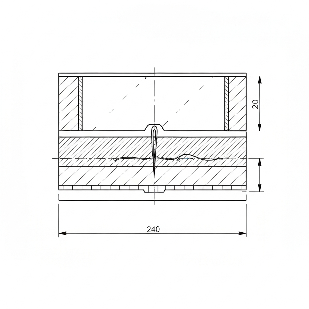 마꾸라지 (Padding Insert / Sleeve Header / 枕地) 기술 도식화