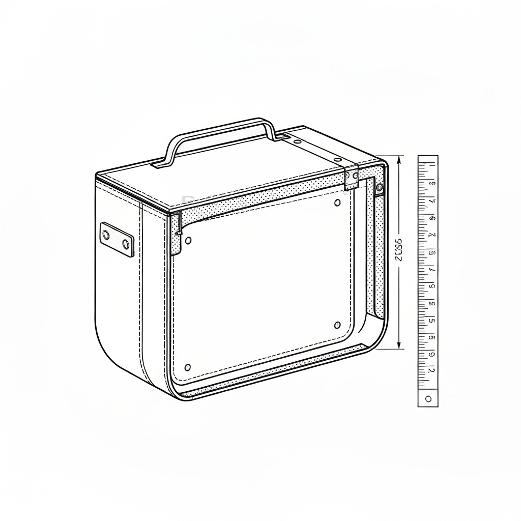 패니어 (Pannier / Túi gác baga / パニアバッグ) 기술 도식화
