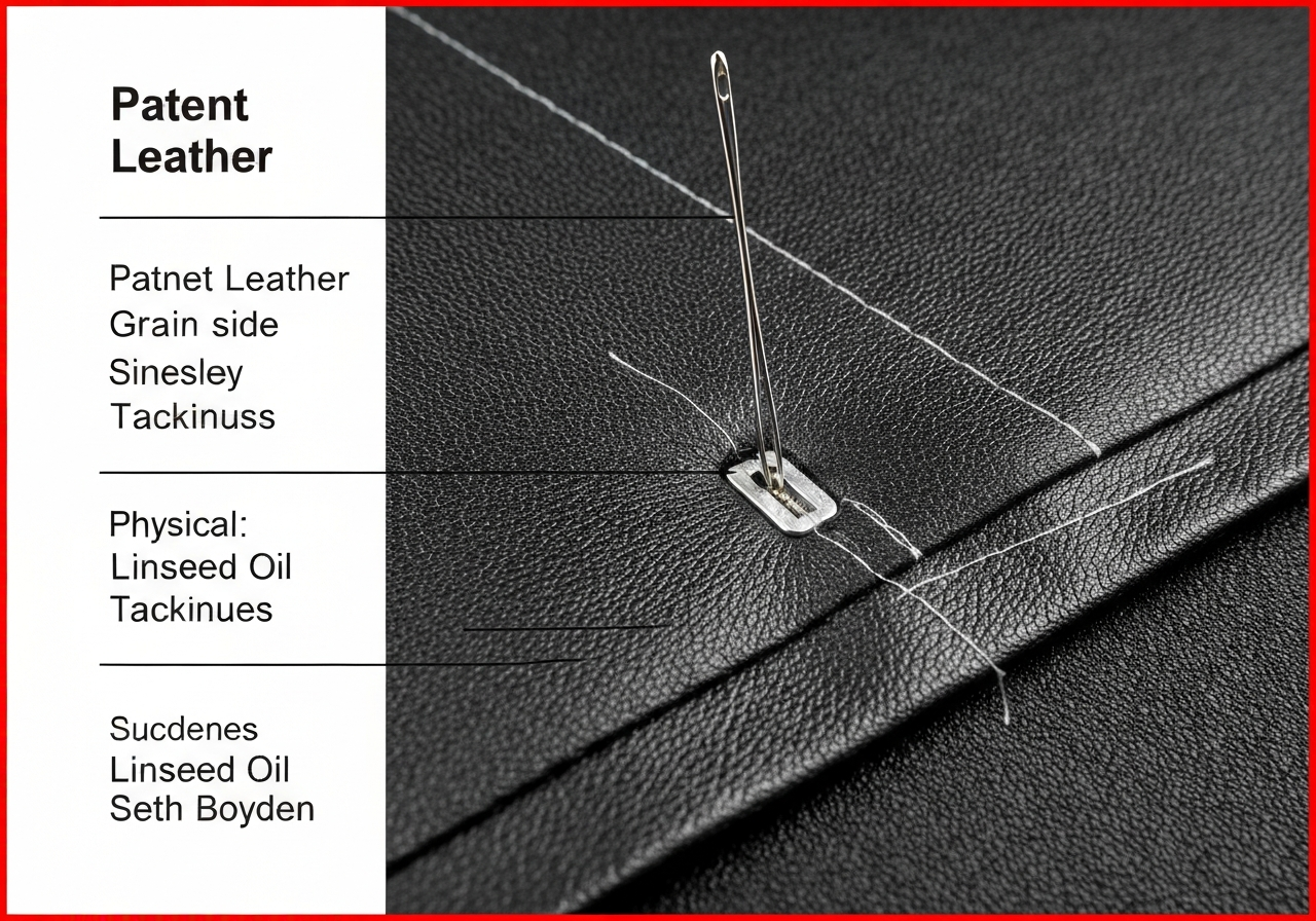 에나멜 가죽 (Patent Leather / Da bóng / エナメルレザー)