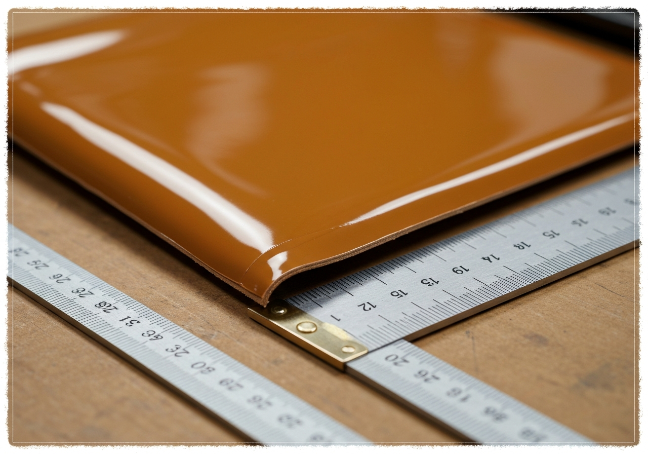 에나멜 가죽 — 남성용 예복 구두(Oxford)