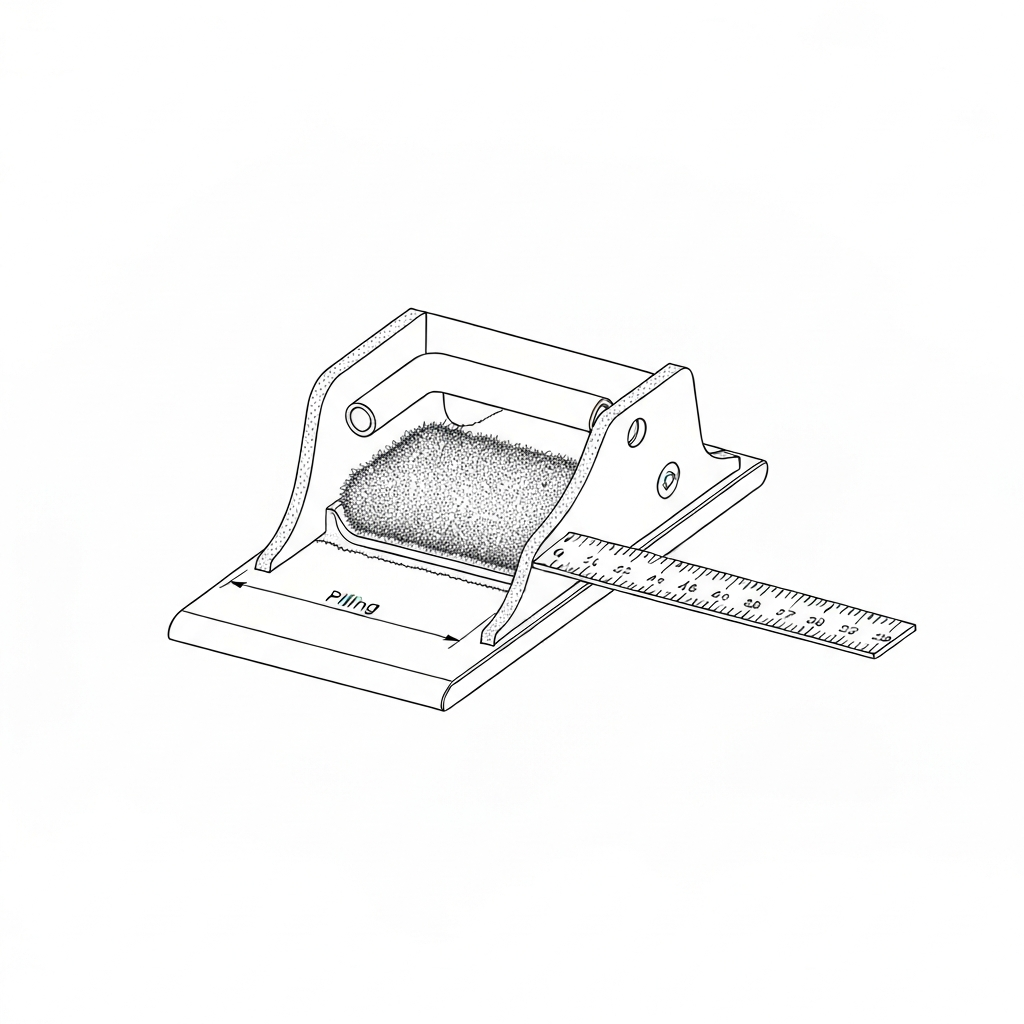 필링 (Pilling / xù lông / ピリング / 起球) 기술 도식화