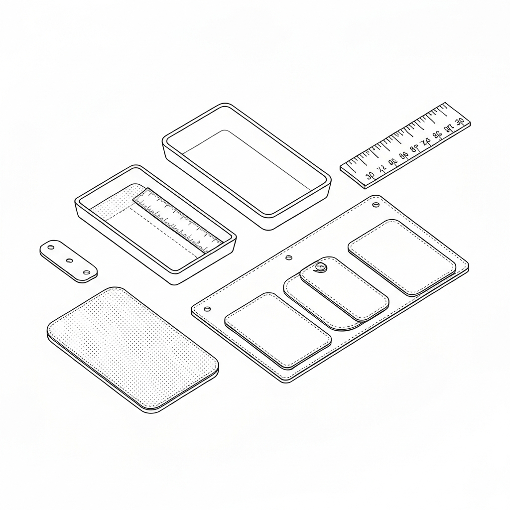 주머니 (Pocket / túi / ポケット / 口袋) 기술 도식화