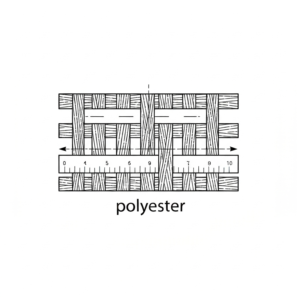폴리에스터 (Polyester / polyester / ポリエステル) 기술 도식화