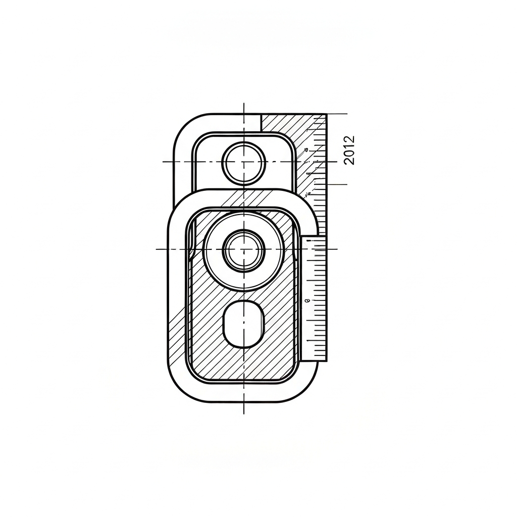 가시도트 (Prong Snap / Cúc bấm 5 chấu / 爪付きスナップ) 기술 도식화