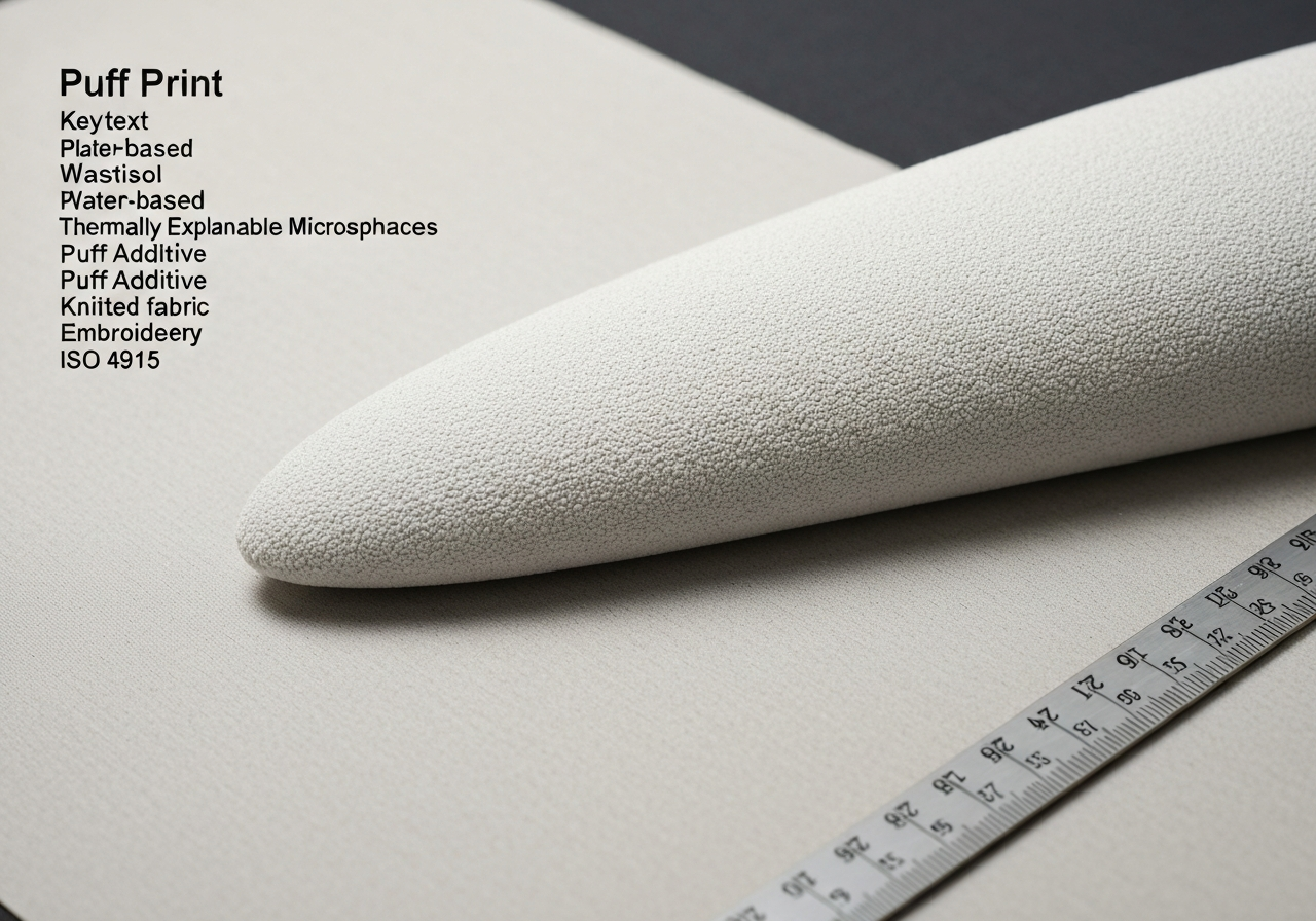 퍼프프린트 (Puff Print / in phồng / パフプリント / 发泡印花)