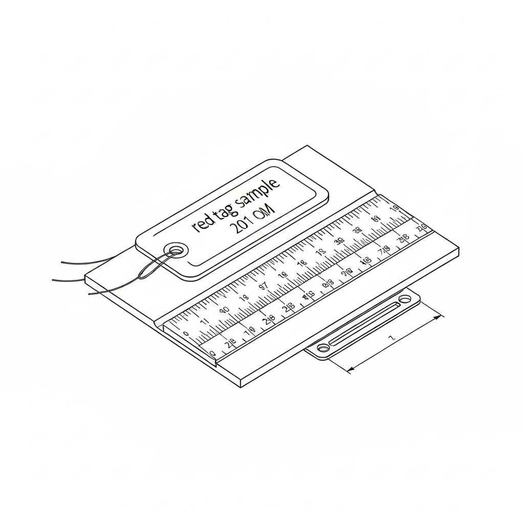 레드택 샘플 (Red Tag Sample / Mẫu thẻ đỏ / レッドタグサンプル) 기술 도식화