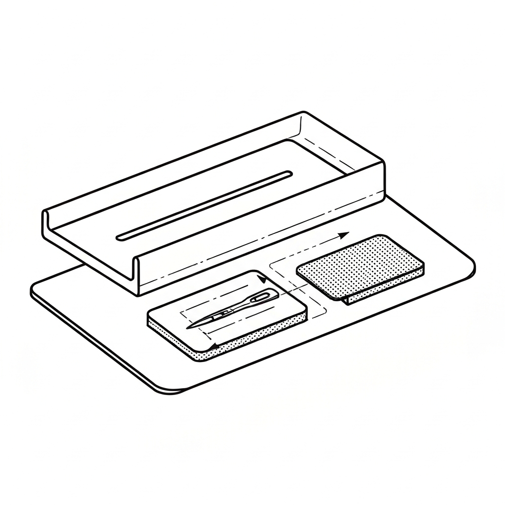 반사재 (Reflective Material / リフレクター / vật liệu phản quang / 反光材料) 기술 도식화