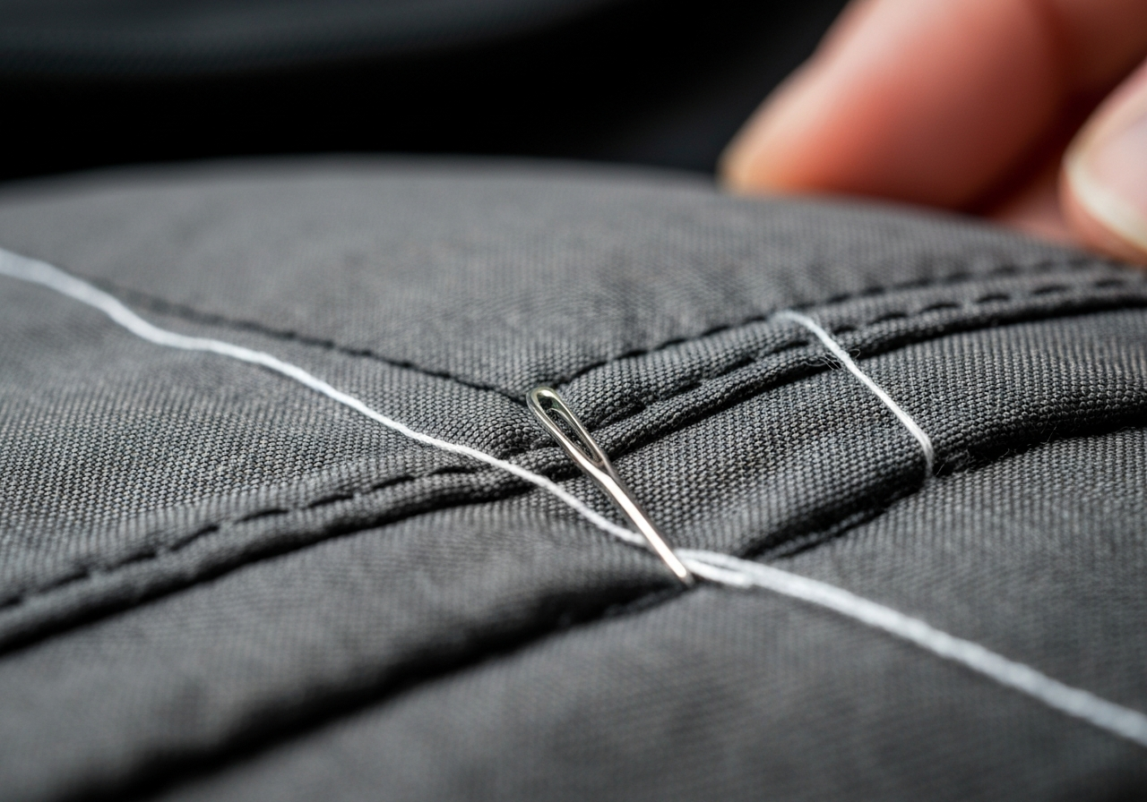 홈질 (Running Stitch / khâu thường / なみ縫い)