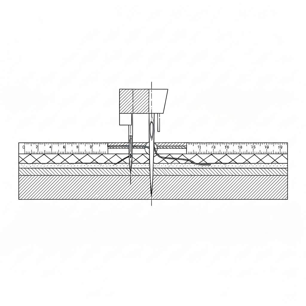 안전스티치 (Safety Stitch / mũi an toàn / セーフティーステッチ) 기술 도식화