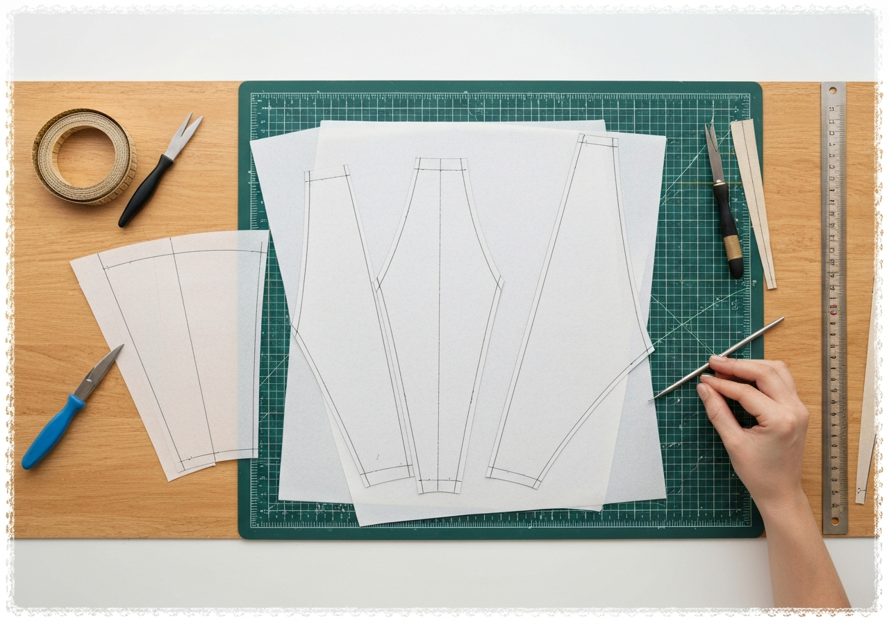 시접 (Seam Allowance / lượng dư đường may / 縫い代)
