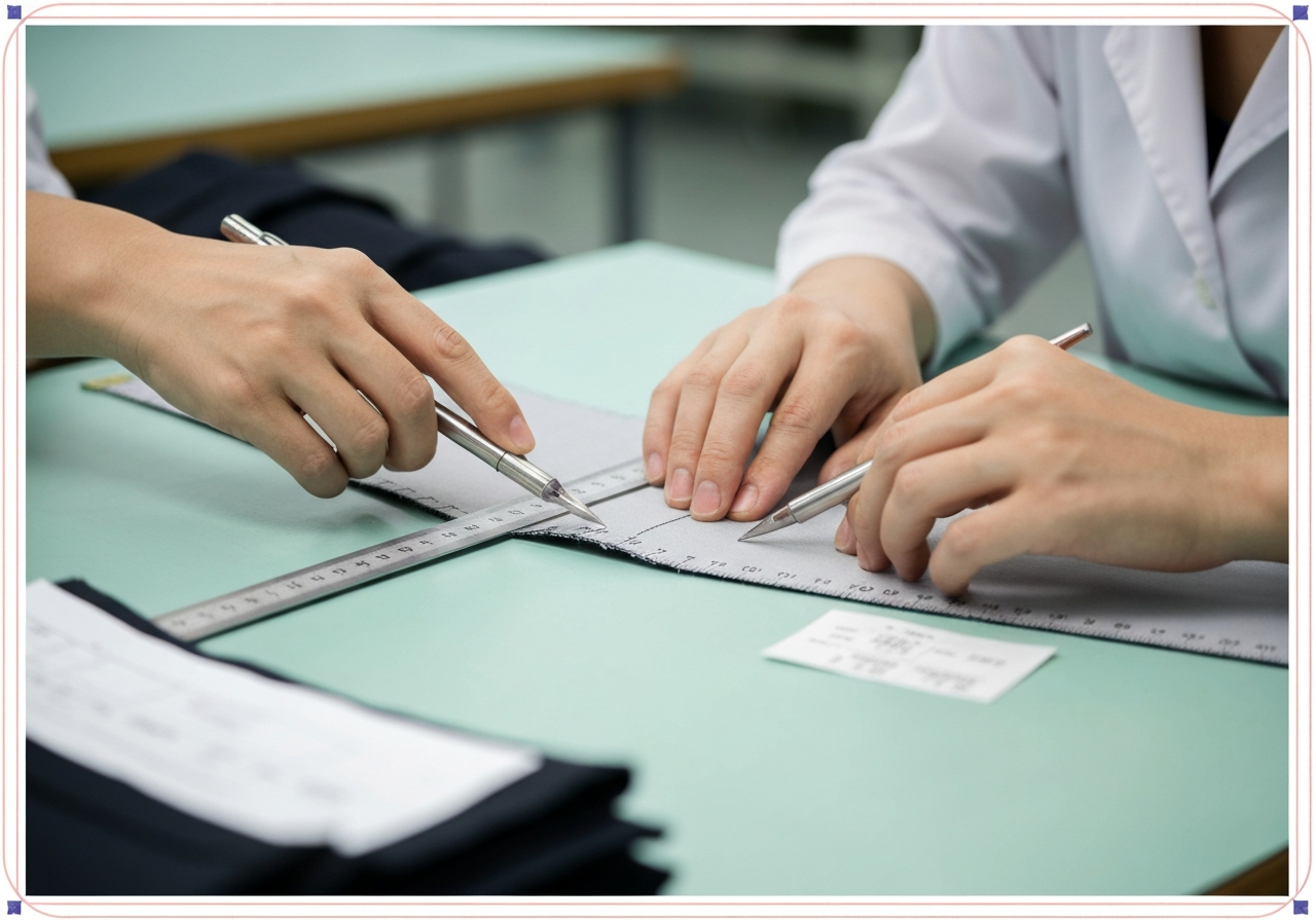 솔기퍼커링 (Seam Puckering / nhăn đường may / パッカリング)