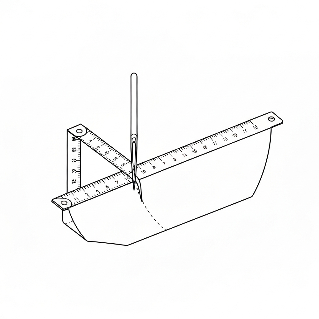 솔기퍼커링 (Seam Puckering / nhăn đường may / パッカリング) 기술 도식화