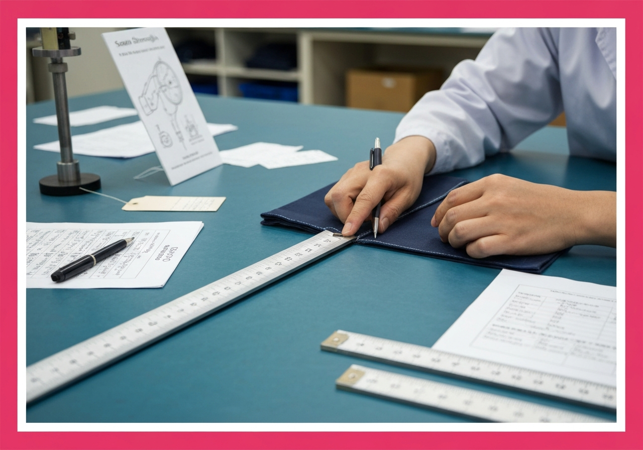 솔기강도 (Seam Strength / độ bền đường may / 縫目強度)