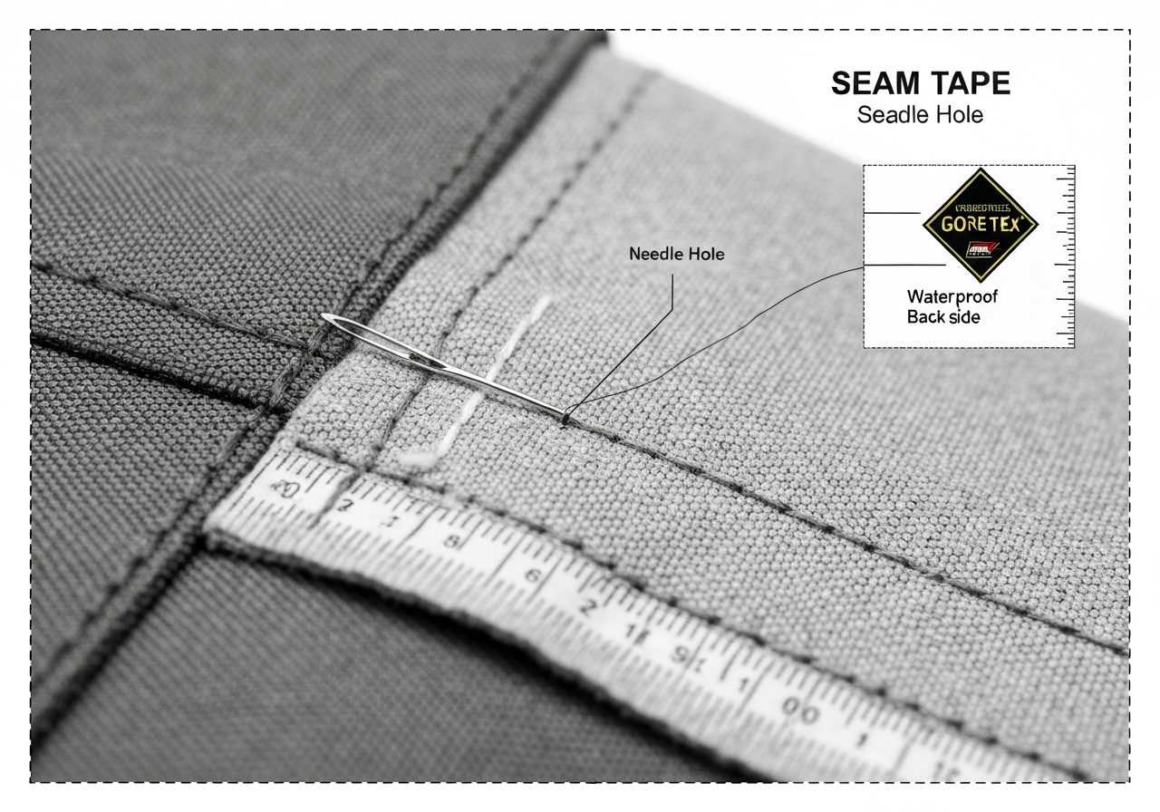 시접 테이프 (Seam Tape / 심테이프 / băng dán đường may / シームテープ)