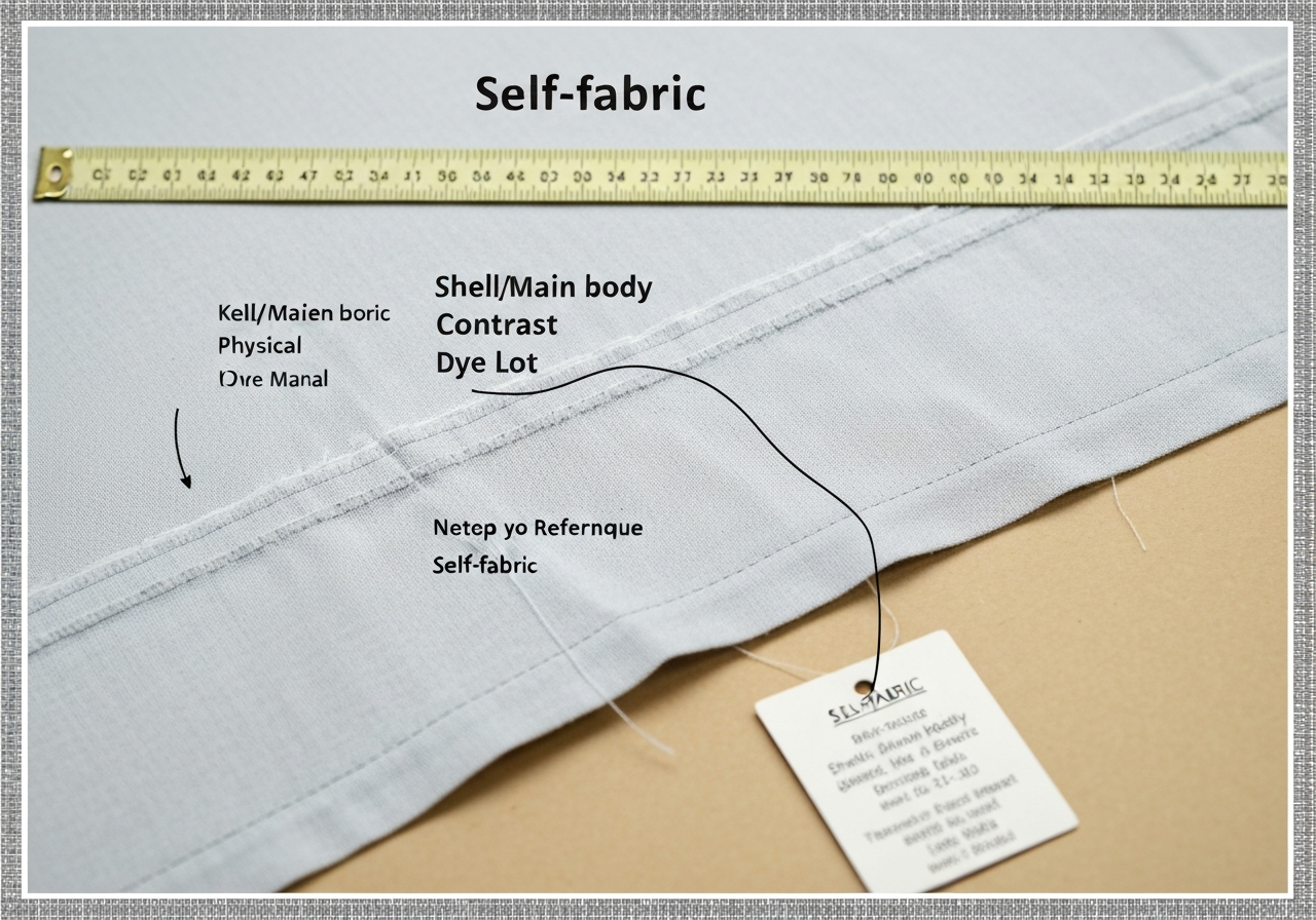 제원단 (Self-fabric / Vải chính / 共布)