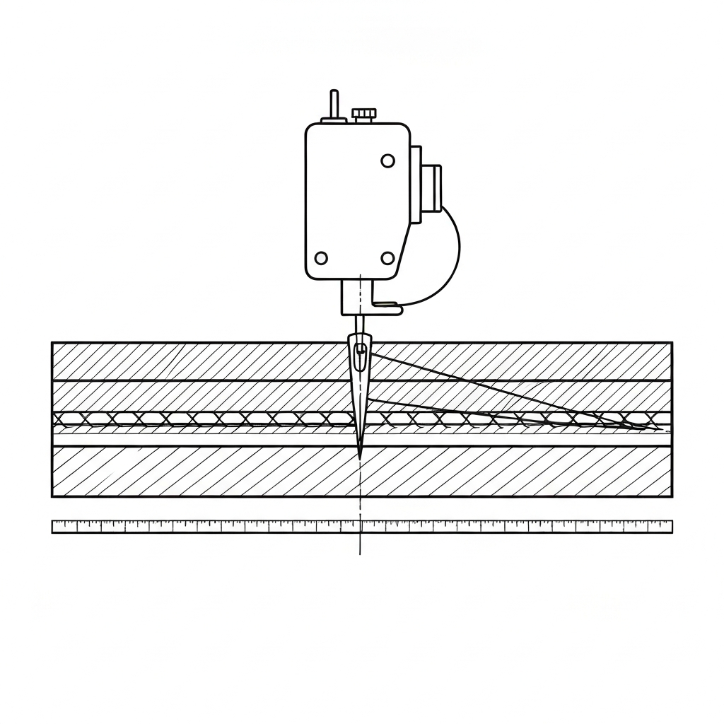 미싱 (Sewing Machine / ミシン / máy may / 缝纫机) 기술 도식화