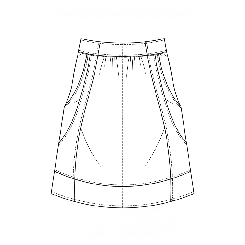 사이즈차트 (Size Chart / bảng size / サイズ表 / 尺码表) 기술 도식화