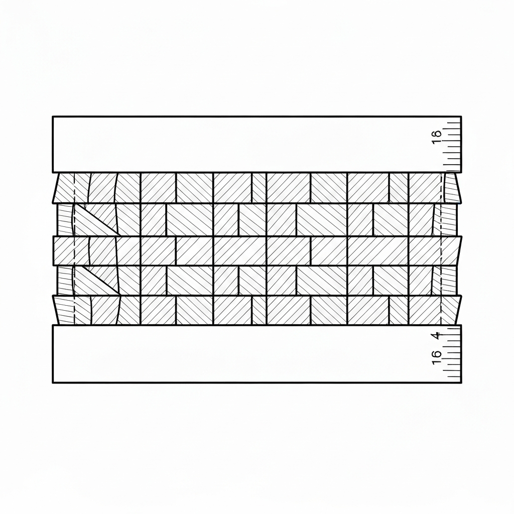 스플릿 가죽 (Split Leather / da lớp dưới / スプリットレザー) 기술 도식화