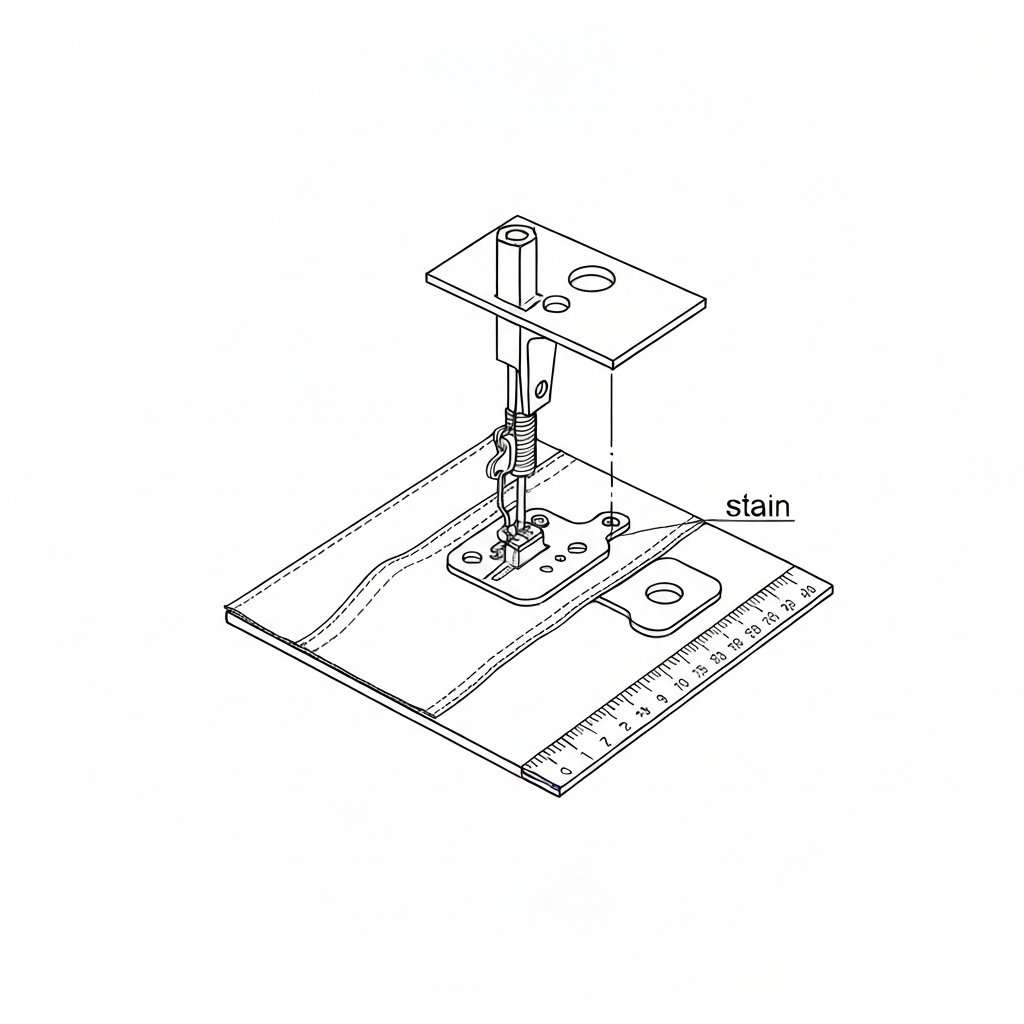 오염 (Stain / 얼룩 / vết bẩn / 汚れ / 污渍) 기술 도식화