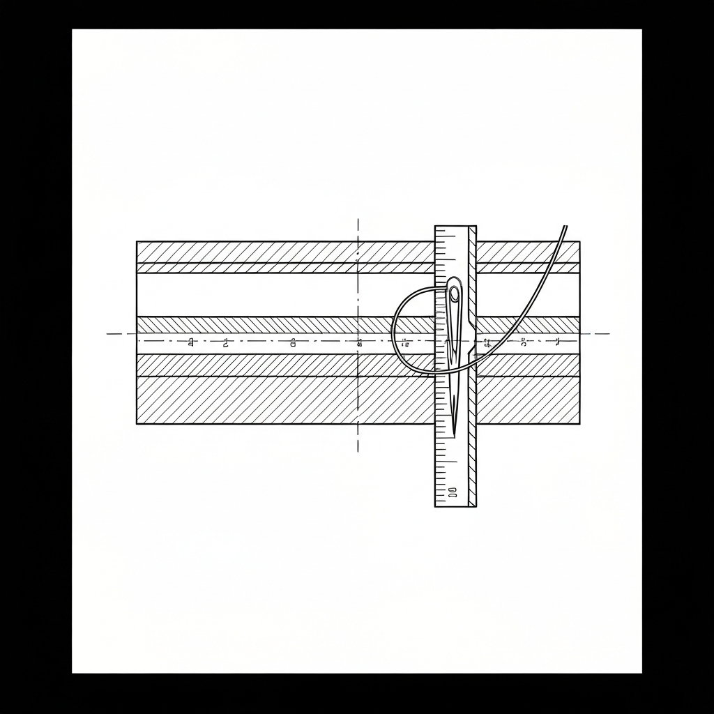 1. 박음질 (Stitching) 기술 도식화