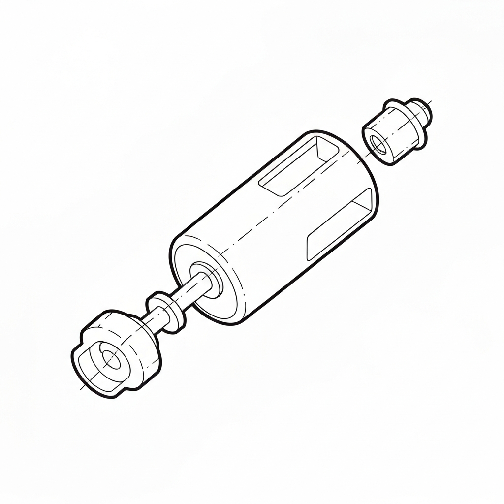 텔레스코픽핸들 (Telescopic Handle / キャリーハンドル / tay kéo / 拉杆) 기술 도식화