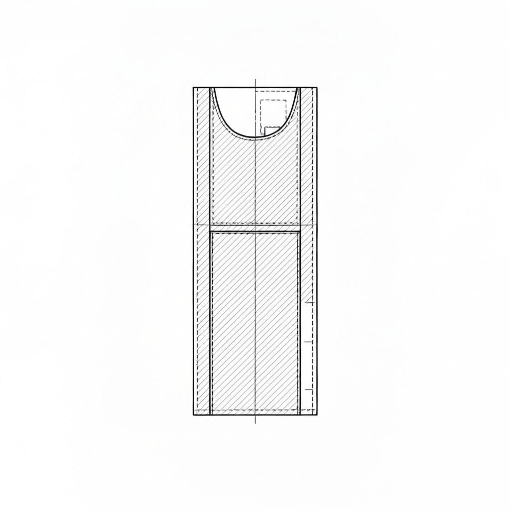 두께 (Thickness / độ dày / 厚み / 厚度) 기술 도식화