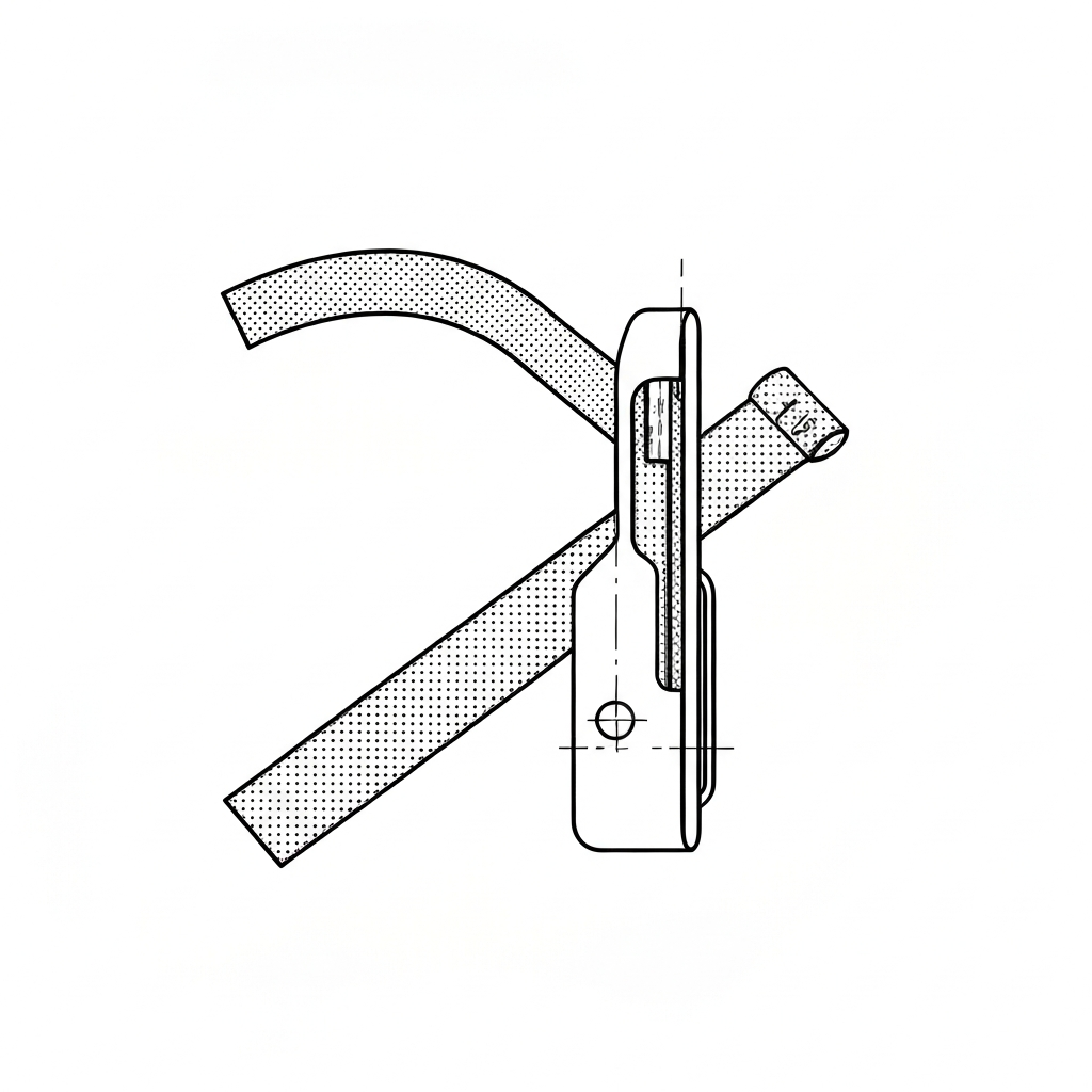 트윌 테이프 (Twill Tape / Dây dệt chéo / 綾テープ / 斜纹带) 기술 도식화