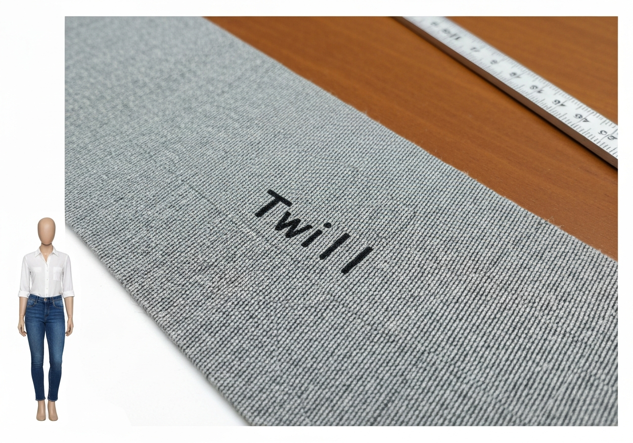 트윌 (Twill / Vải chéo / 斜纹布 / ツイル)