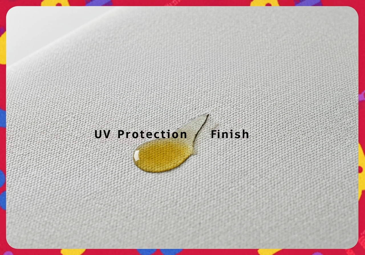 UV차단가공 (UV Protection Finish / xử lý chống UV / UV加工)
