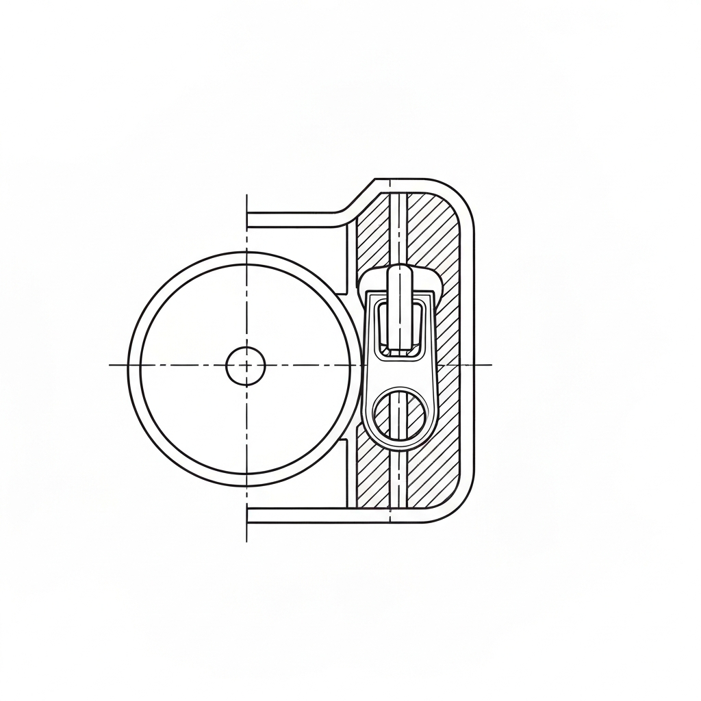 비스론지퍼 (VISLON® Zipper / khóa kéo nhựa đúc / ビスロンファスナー) 기술 도식화