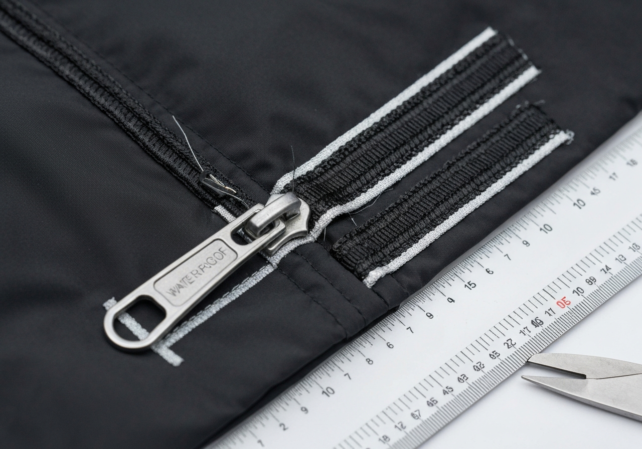 방수지퍼 (Waterproof Zipper / khóa kéo chống nước / 止水ファスナー)