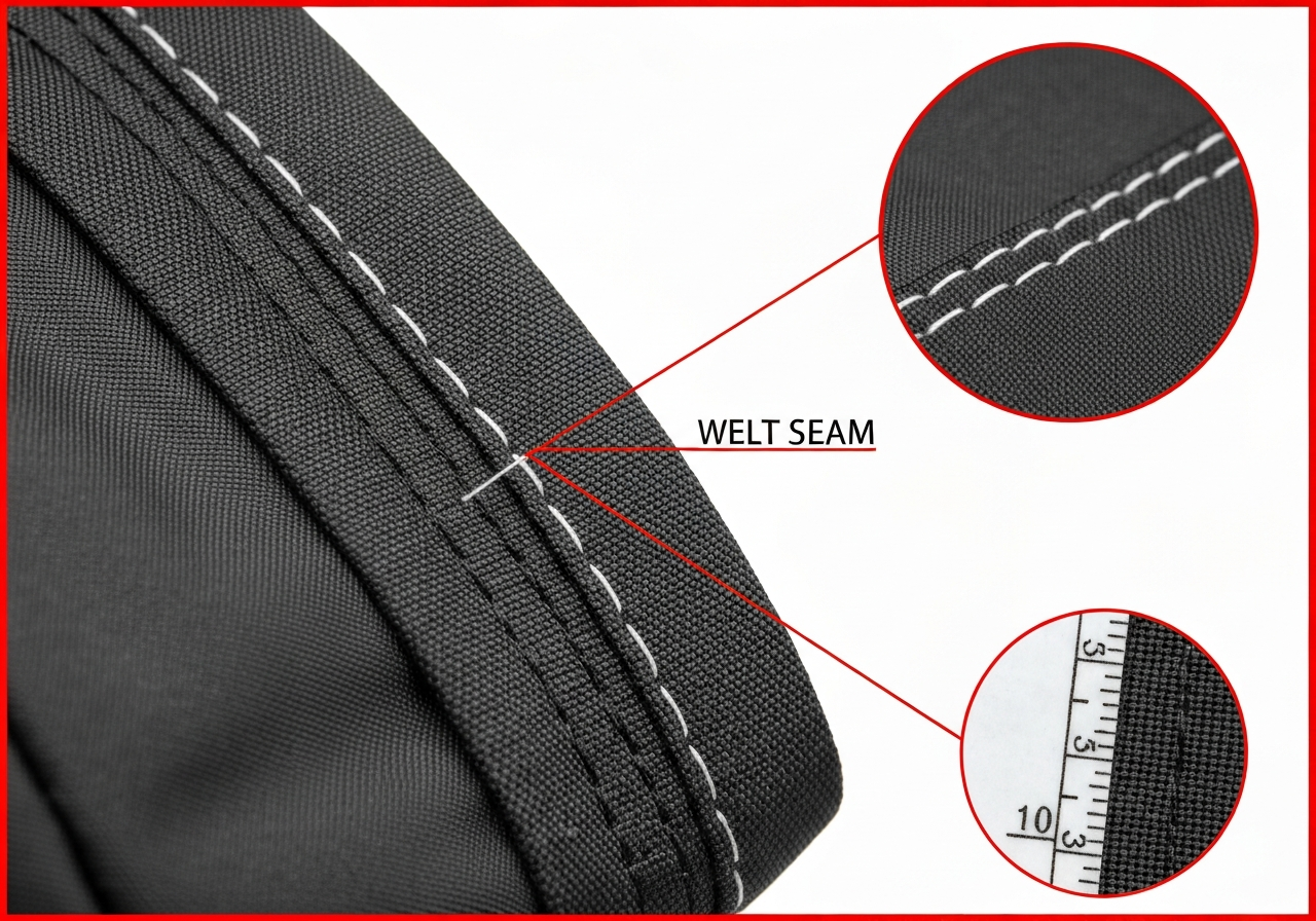 웰트솔기 (Welt Seam / đường may nổi / ウェルトシーム)