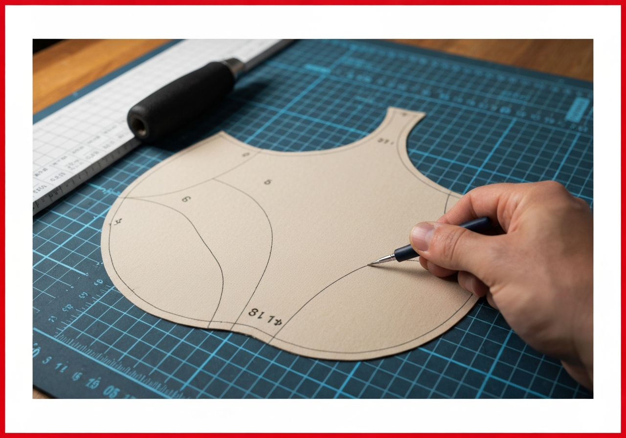 요크 — 드레스 셔츠 (Back Yoke)