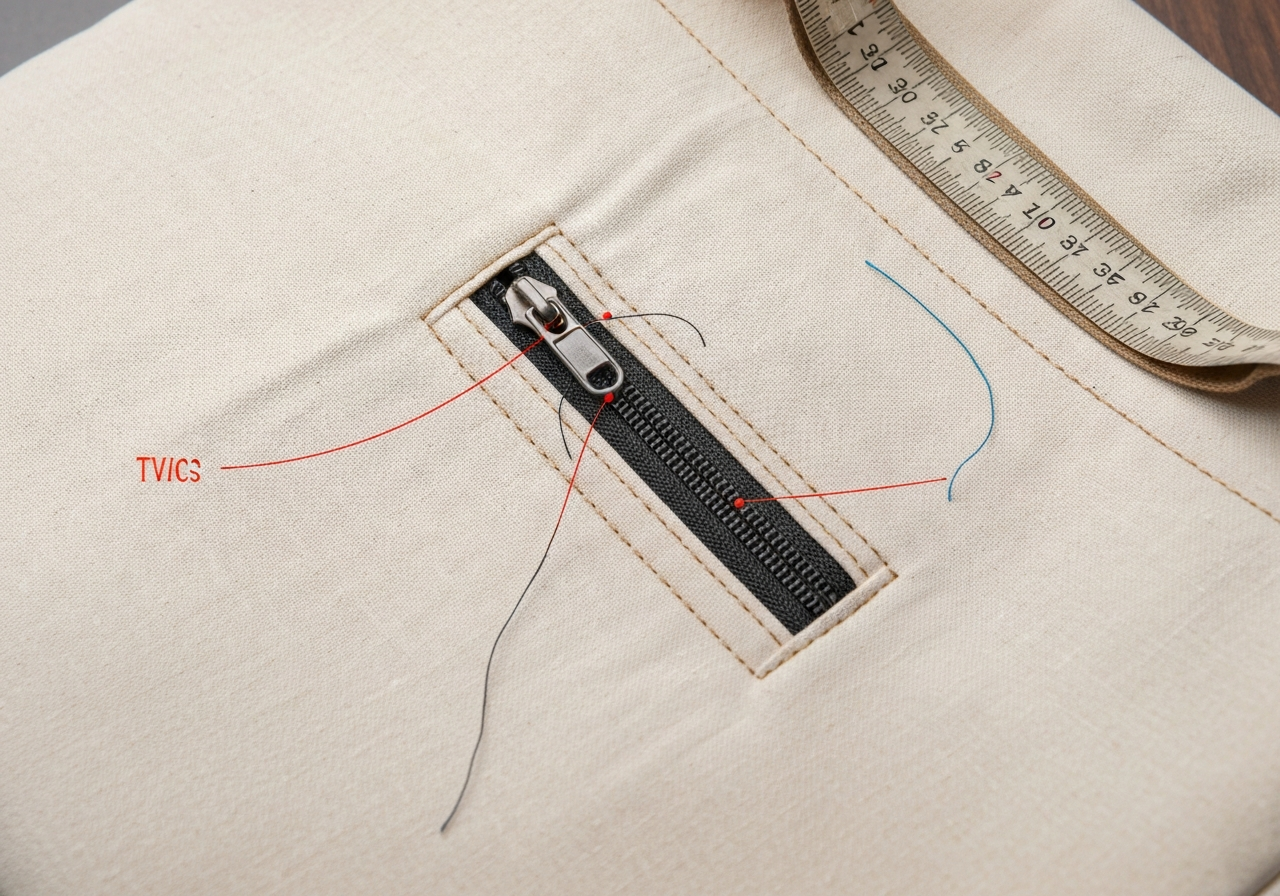 지퍼주머니 (Zipper Pocket / túi khóa kéo / ファスナーポケット)